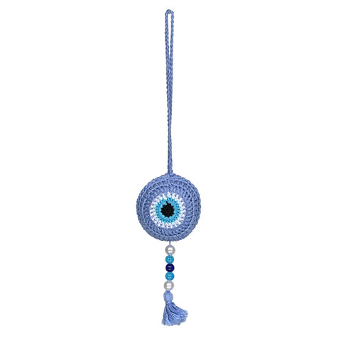 TANTRA Car Hanging Sky Blue Decorative Charm for Car Rear View Mirror