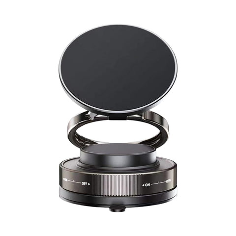 TANTRA 360° Vacuum Magnetic Phone Holder | Universal Magnetic Car Mount | Strong Suction Cup Mobile Stand for Car, Gym, Mirror, Shower | Compatible with All Smartphones