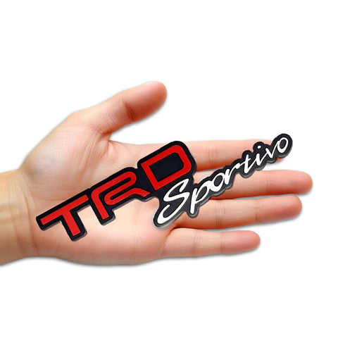 TANTRA Premium TrdSports Metal Car Sticker - Durable & Stylish Auto Emblem for Vehicles - Customizable Designs - Easy Installation - Weather-Resistant & Long-Lasting