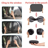 TANTRA Car Accessories Combo Kit with Car Sunshade 2pcs, Car Cleaning Gel Pouch Combo