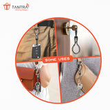 TANTRA Premium Car Keys Keychain - Durable Metal Keyring, Stylish & Functional Key Holder for Cars, Bike Keychain