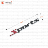 TANTRA Premium Sports Metal Car Sticker - Durable & Stylish Auto Emblem for Vehicles - Customizable Designs - Easy Installation - Weather-Resistant & Long-Lasting