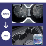 TANTRA Car Accessories Combo Kit with Car Sunshade 6pcs, Car Cleaning Gel Pouch Combo