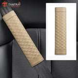 TANTRA Premium Car Seat Belt Cover – Comfort & Safety Enhancer – Adjustable, Soft, & Stylish – Universal Fit for All Vehicles – (Pack of 2)