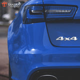 TANTRA Premium 4x4 Metal Car Sticker - Durable & Stylish Auto Emblem for Vehicles - Customizable Designs - Easy Installation - Weather-Resistant & Long-Lasting