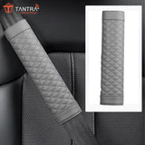 TANTRA Premium Car Seat Belt Cover – Comfort & Safety Enhancer – Adjustable, Soft, & Stylish – Universal Fit for All Vehicles – (Pack of 2)