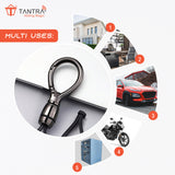 TANTRA Premium Car Keys Keychain - Durable Metal Keyring, Stylish & Functional Key Holder for Cars, Bike Keychain