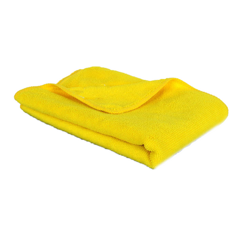 TANTRA Microfiber Vehicle Washing Cloth -Yellow (Pack Of 1, 340 GSM)