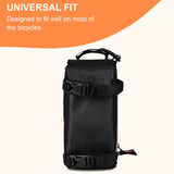 TANTRA Polyester Bicycle Front Frame/Tube Bag with Waterproof Touch Screen Bicycle Pouch for Mobile Holder Black