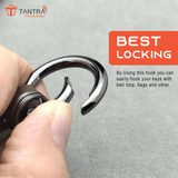 TANTRA Car & Bike Rope Keychain Strap – Durable Key Ring for Adults – Perfect for Cars, Bikes, and Everyday Use – Stylish and Functional Key Holder