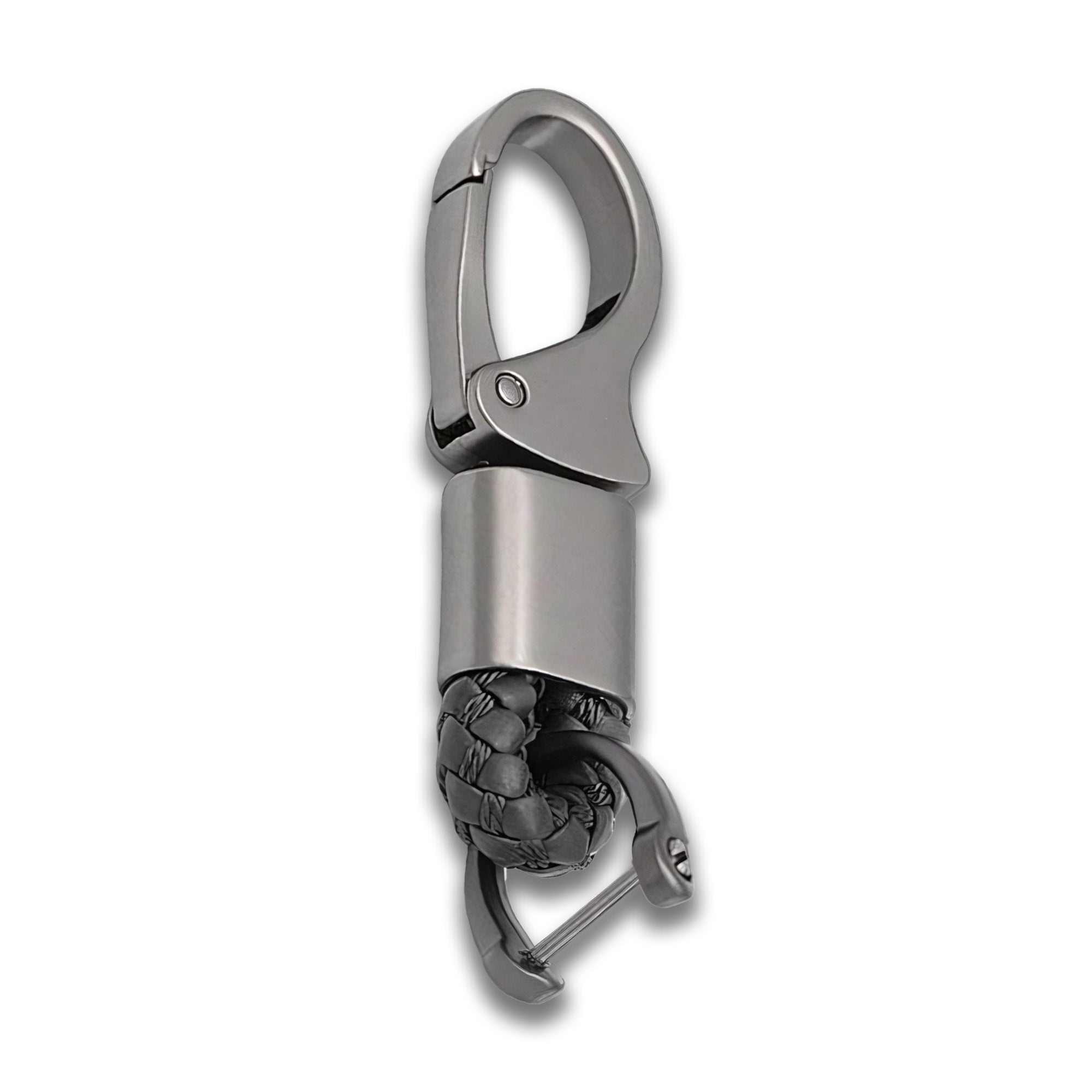 TANTRA Heavy-Duty Metal Key Chain with D-Ring for Car and Bike