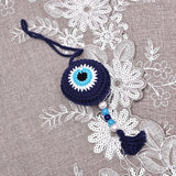 TANTRA Car Hanging Dark Blue Decorative Charm for Car Rear View Mirror