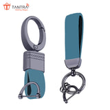 TANTRA Premium Leather Keychain - Stylish Genuine Leather Key Ring for All Car Key Durable & Elegant Key Holder Pack of 2