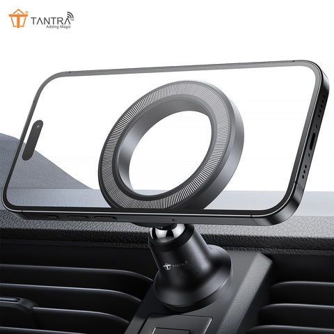 TANTRA Grip Pro Magnetic Mobile Holder for Car Dashboard with World's Powerful & Strongest Magnets, Phone Holder for Car, Car Magnet Mobile Holder for Dashboard 360, Universal Mobile Holders