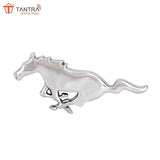 TANTRA Premium Horse Metal Car Sticker - Durable & Stylish Auto Emblem for Vehicles - Customizable Designs - Easy Installation - Weather-Resistant & Long-Lasting