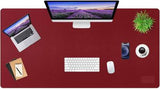 TANTRA Dual-Sided Multifunctional Desk Pad ,Waterproof Desk Mouse Pad/Desk Mat for Work Mousepad  (Red & Black)