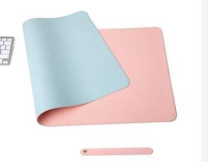 TANTRA Dual-Sided Multifunctional Desk Pad ,Waterproof Desk Mouse Pad/Desk Mat for Work Mousepad  (Lpink, Lblue)