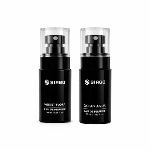 TANTRA Car Perfume Spray 30ML Combo Pack | Velvet Flora & Ocean Aqua Fragrance | Pack of 2 | Long Lasting Premium Car Freshener Spray | Odour Eliminator Air Freshener | Instant Fragrance for Car, SUV, Office & Home