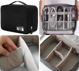 TANTRA Travel Universal Storage Pouch Case Electronic Accessories Gadget Organizer  (Black)