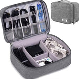 TANTRA Travel Universal Storage Pouch Case Electronic Accessories Gadget Organizer  (Grey)