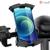 TANTRA S1A Mobile Holder for Bikes One Touch Technology Bike Mobile Holder for Maps and GPS Navigation, 360° Rotation, Firm Griping, Anti Shake Mobile Stand for Bike Accessories, Bi Cycle Accessories