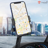 TANTRA S2B REAR VIEW MIRROR Mobile Holder for Bikes One Touch Technology Bike Mobile Holder for Maps and GPS Navigation, 360° Rotation, Firm Griping, Anti Shake Phone Mount for Bike Accessories