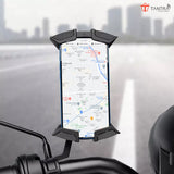 TANTRA S1A REAR VIEW MIRROR Mobile Holder for Bikes One Touch Technology Bike Mobile Holder for Maps and GPS Navigation, 360° Rotation, Firm Griping, Anti Shake Mobile Stand for Bike Accessories, Bicycle Accessories