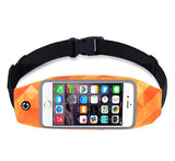 TANTRA Zipper Smart Sports Running Waist Belt Pouch With Transparent Touch Screen Window + Headphone Jack + Sweat-proof + Adjustable Waist Size + Compatible With Most Of Mobile Phones(Size 5.5 Inches)