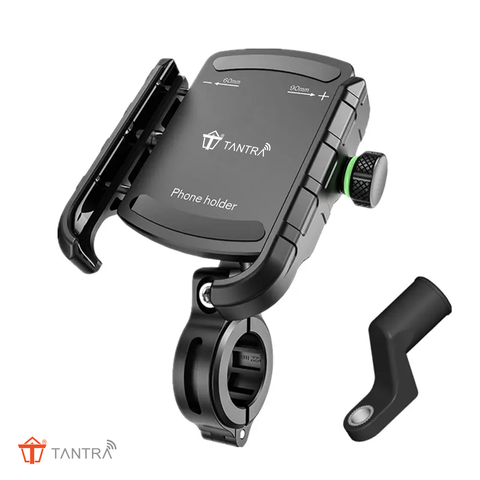 TANTRA S33A Mobile Holder for Bikes One Touch Technology Bike Mobile Holder  (Black)