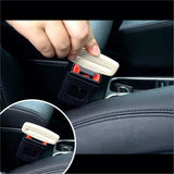 TANTRA Universal Car Seat Belt Buckle Auto Metal Seat Belts Clip Pack of 2 pcs (Beige)…