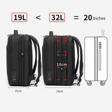 TANTRA Arctic Hunter B00345 Laptop Backpack Bag With Expandable size USB Charging Waterproof Material Supports Laptop size up to 14.1 inches Capacity: up to 35 Ltrs