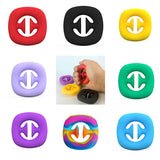 Tantra Snappers Fidget Toy, Grab and Snap Hand Toy, Stress Relief, Squeeze Toy, Party Popper Noise Maker, Stress Relief (Black)