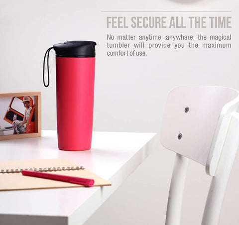 Magic Tumbler Water Bottle-540ml (Red)