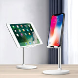 TANTRA Mobile Stand for Table, Desktop Mobile Stand, Phone and Tablet Holder for HomeOffice. for Phones & Tablets with Adjustable Multi-Angle Stand (White)