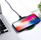 TANTRA Wireless Charging Pad 15W, Qi-Certified Compatible with 15W, 10W, 7.5W, 5W. Android & iPhone Series 12/SE, 11, X, 8, Galaxy S20 S10 S9 S8, Note 10, 9 (No AC Adapter)