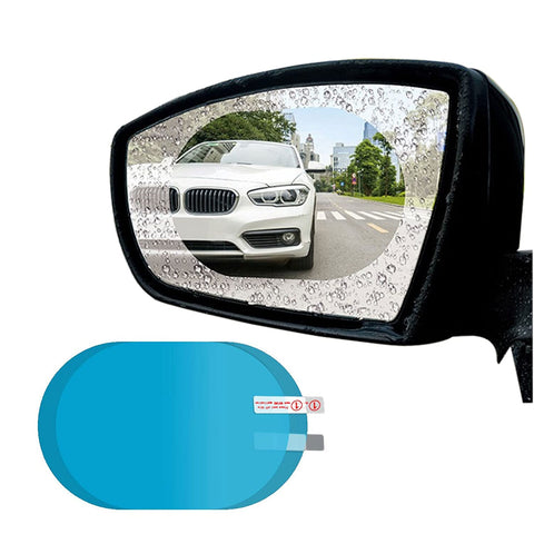 Oval Mirror Peeker: Hydrophobic Rain & Fog Film Sleek Car Window Decal  Visibility and Style Enhancer Mirror Shapes, Oval Shape, Anti Fog 