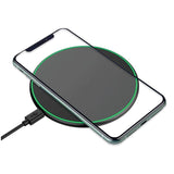 TANTRA Wireless Charging Pad 15W, Qi-Certified Compatible with 15W, 10W, 7.5W, 5W. Android & iPhone Series 12/SE, 11, X, 8, Galaxy S20 S10 S9 S8, Note 10, 9 (No AC Adapter)
