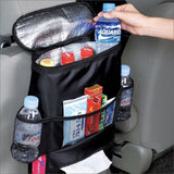 TANTRA Car Back Seat Hanging Organizer Bag Universal Auto Multi-Pocket Pad Cups Car Tissue Bag Storage Organizer Holder