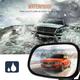 TANTRA Car Mirror Waterproof Anti Fog Film Transparent (Pack of 2 Pcs)