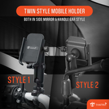 TANTRA S33A Mobile Holder for Bikes One Touch Technology Bike Mobile Holder  (Black)
